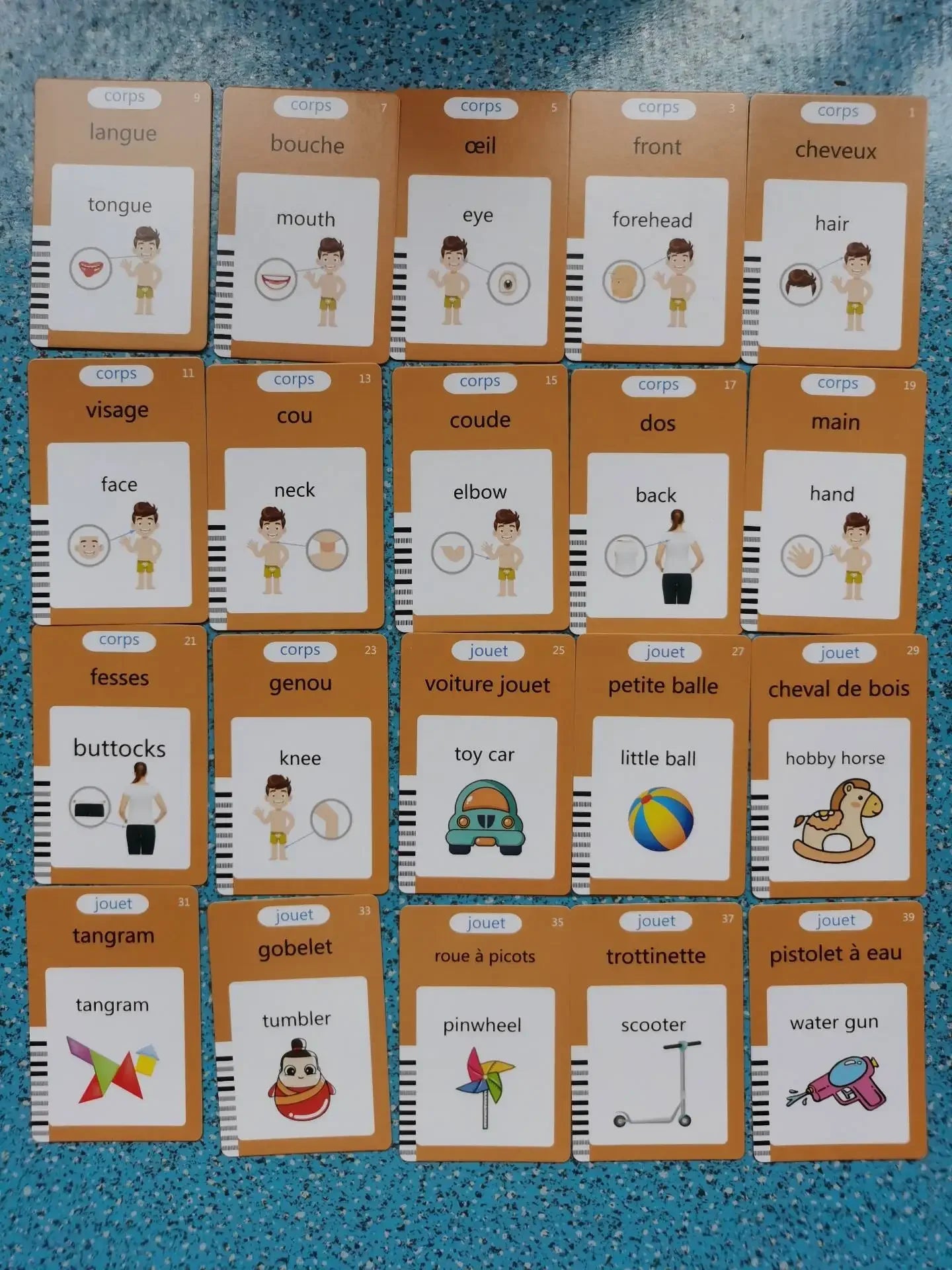 510 words Language Learning Machine for Kid ( talking cards )