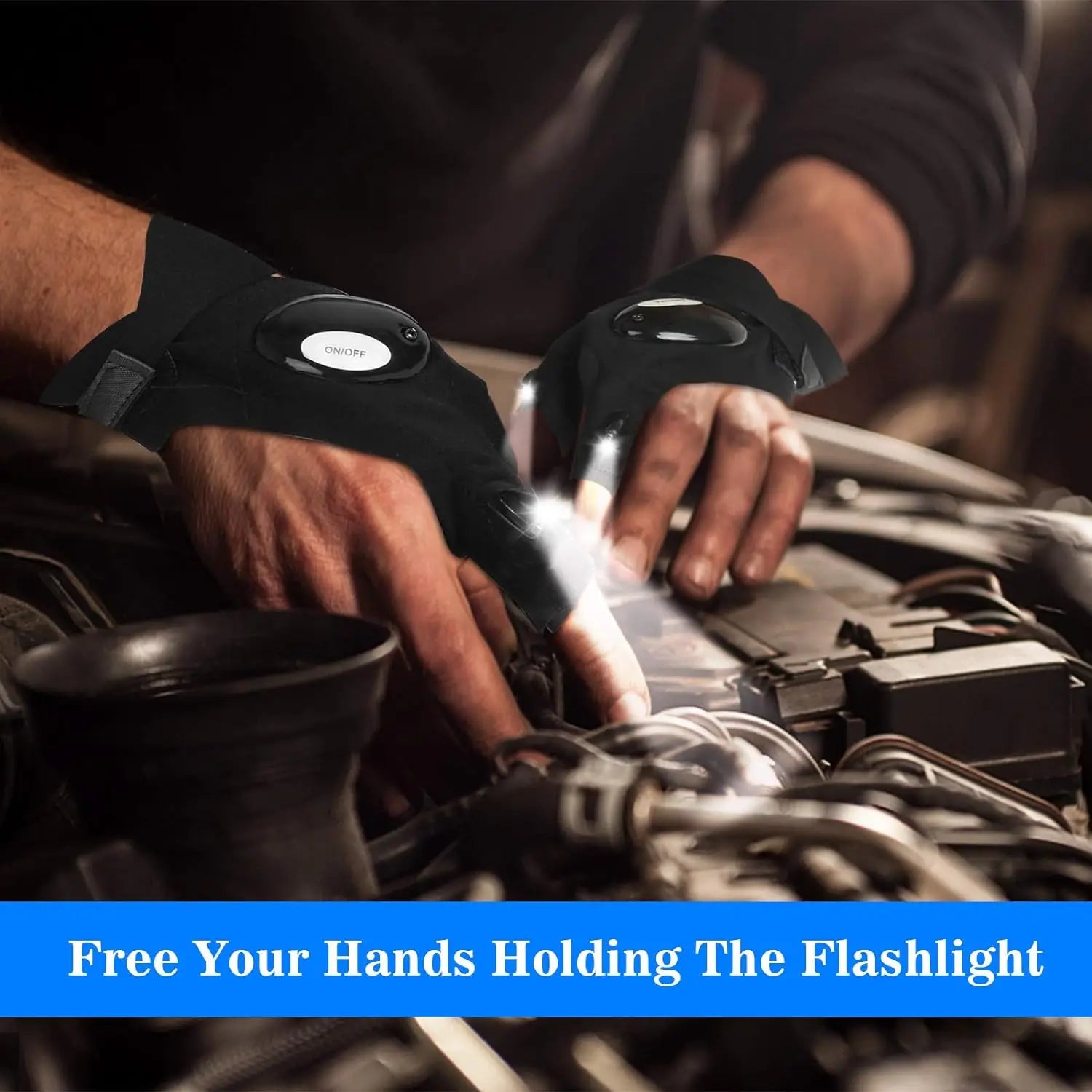 LED Finger Glove