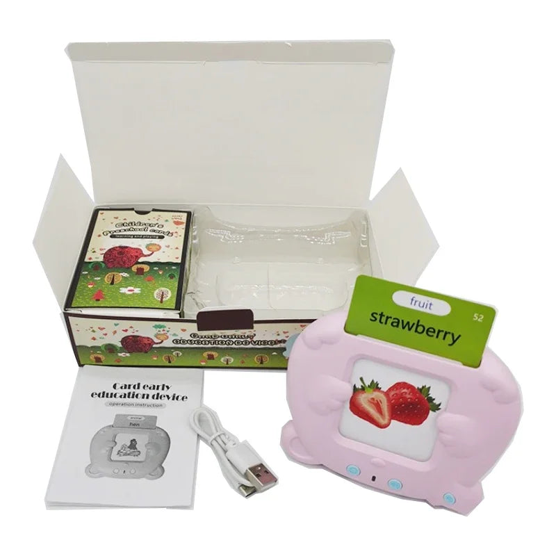 510 words Language Learning Machine for Kid ( talking cards )