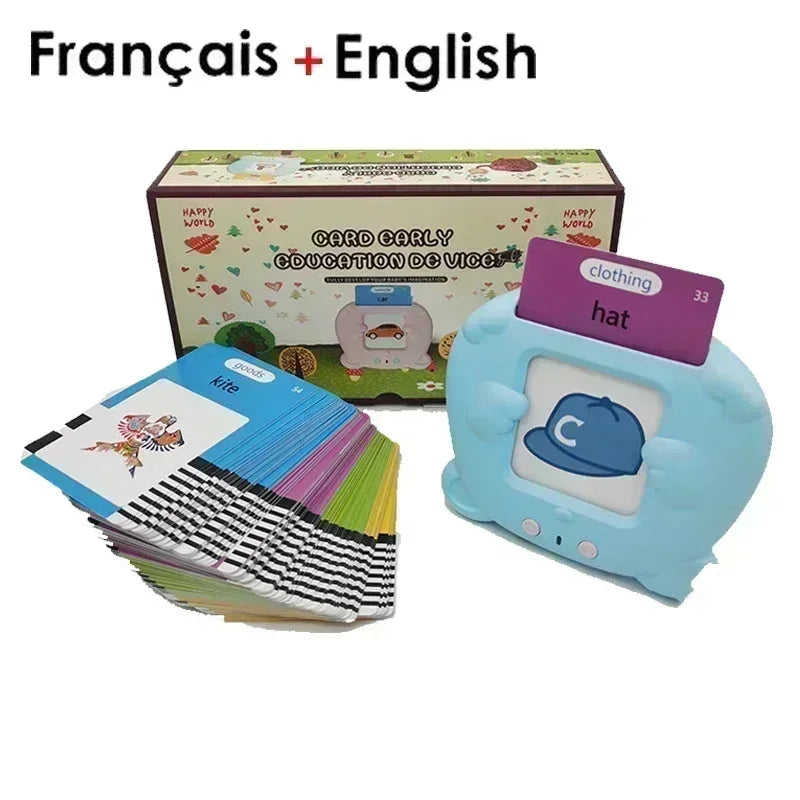 510 words Language Learning Machine for Kid ( talking cards )