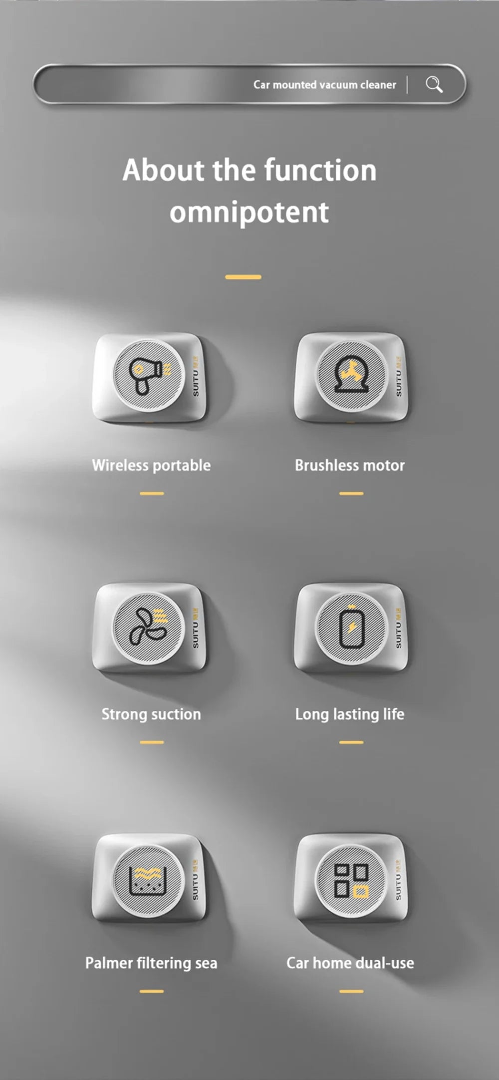 Wireless Portable Vacuum Cleaner