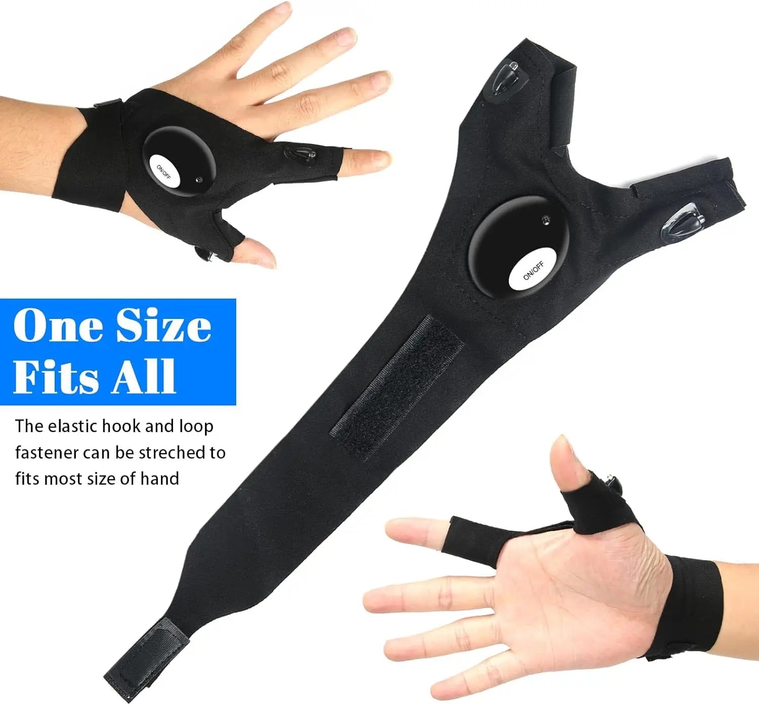 LED Finger Glove