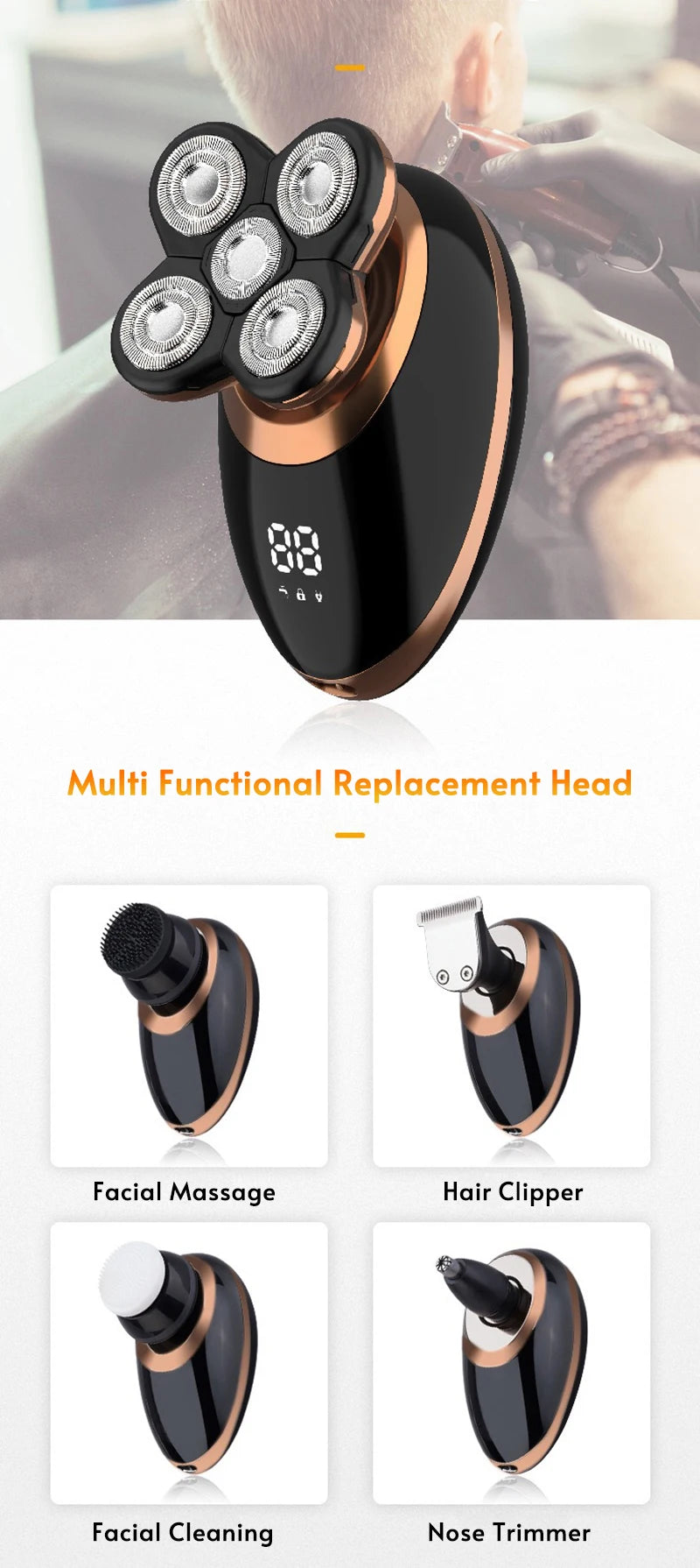 5 In 1 Electric Shaver