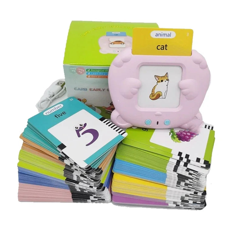 510 words Language Learning Machine for Kid ( talking cards )