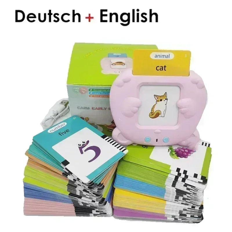 510 words Language Learning Machine for Kid ( talking cards )