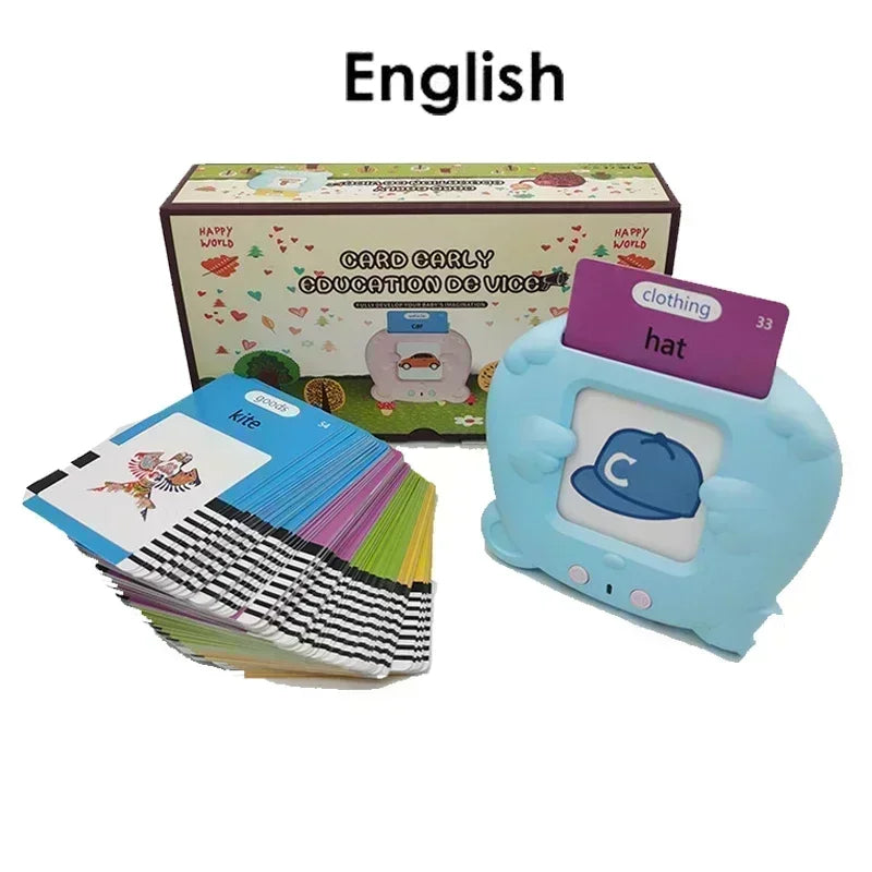 510 words Language Learning Machine for Kid ( talking cards )