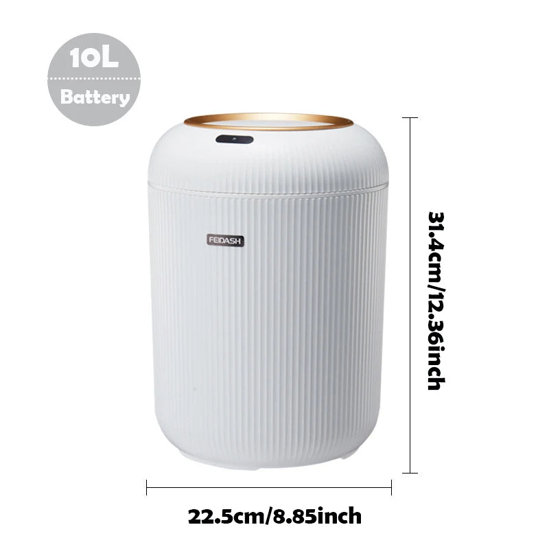 Automatic Motion Sensor Trash Can with Lid