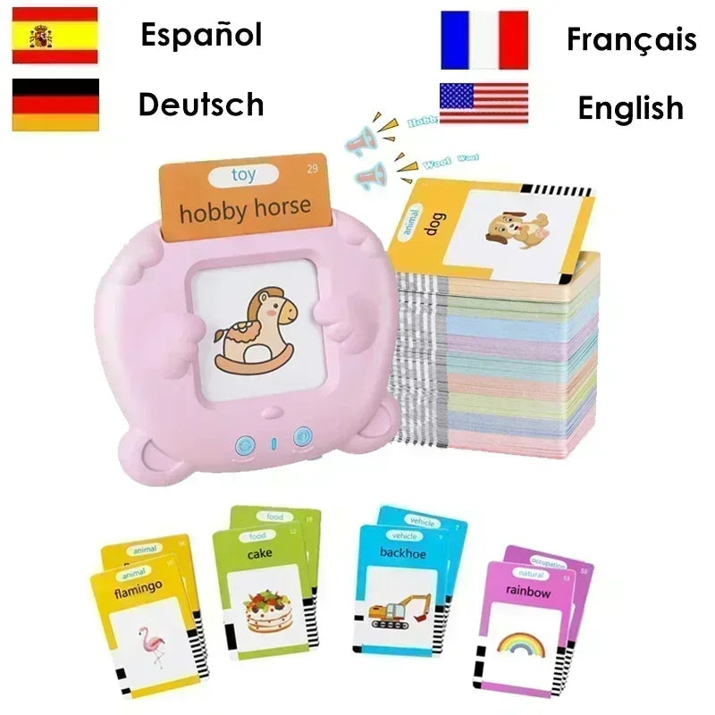 510 words Language Learning Machine for Kid ( talking cards )