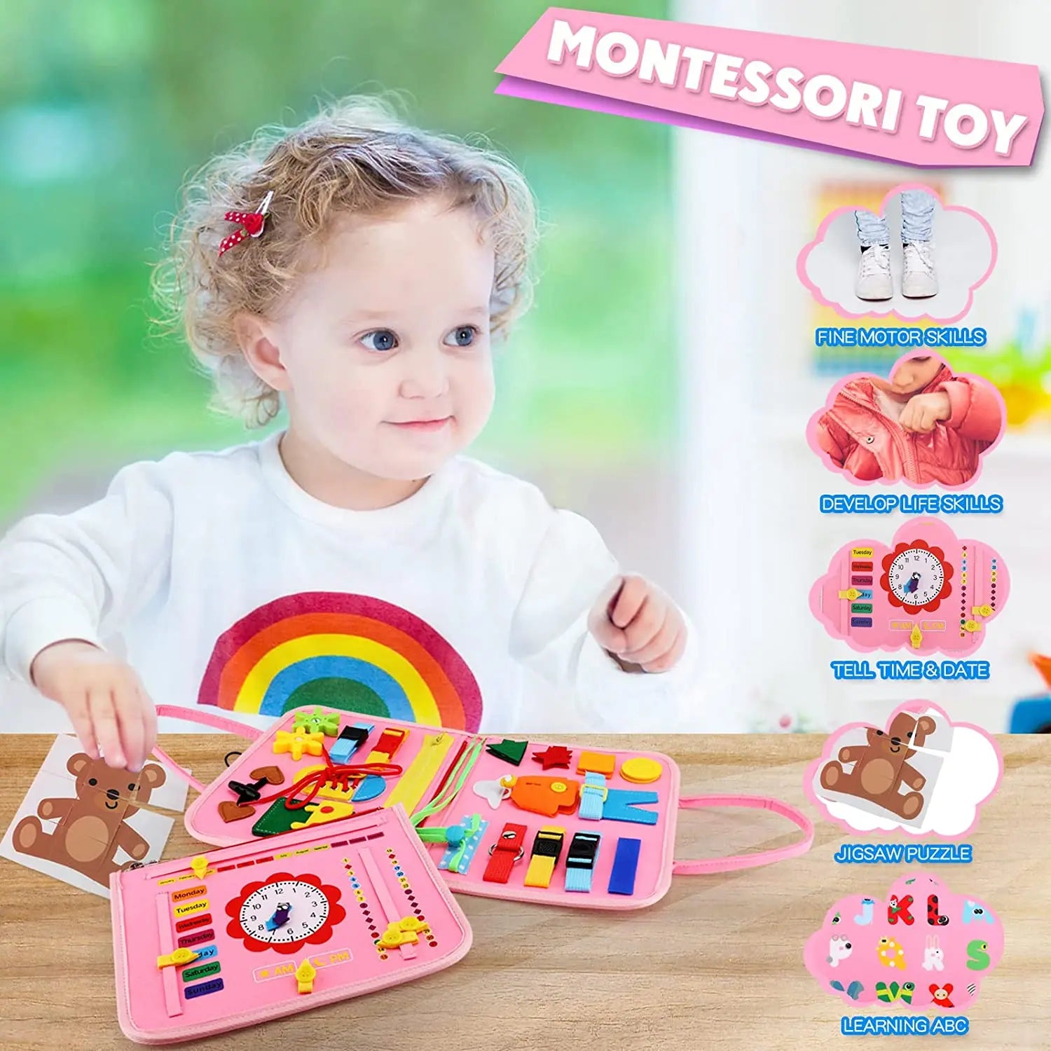 Montessori Toys Busy Board