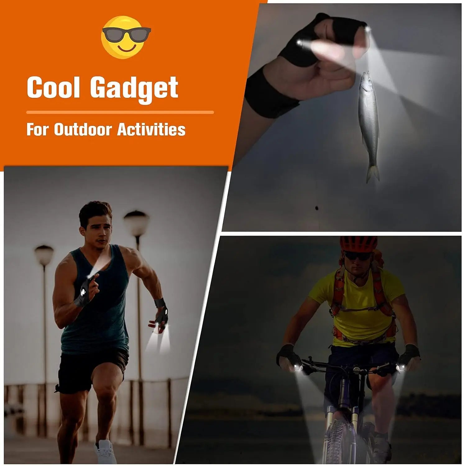 LED Finger Glove